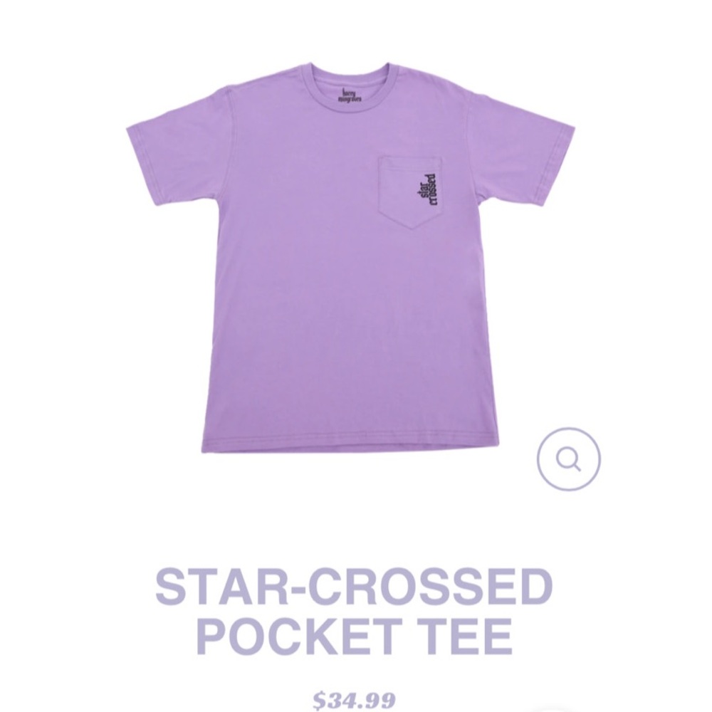 Kacey Musgraves Purple Star Crossed Pocket Tee